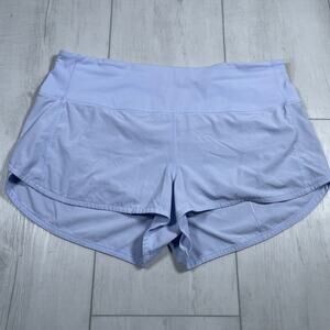 Lululemon Women's 12 Speed Up High-Rise Lined Short Blue Willow Running
